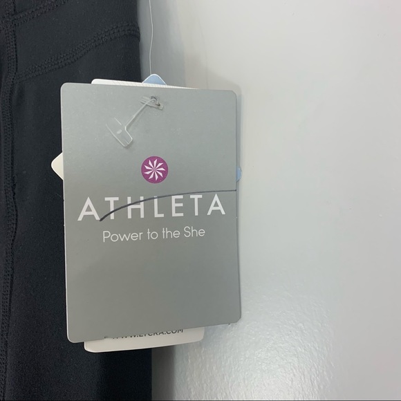 New! Athleta Power Up Capri Pants Yoga Black XS Extra Small - Picture 4 of 8